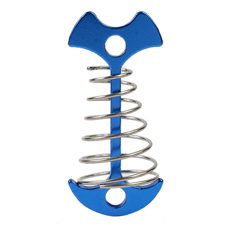 AOTU AT6546 Aluminum Alloy+Stainless Steel Tent Nail Fishbone Spring Stake Deck Anchor Peg Wind Rope Buckle AOTU AT6546 Aluminum Alloy+Stainless Steel Tent Nail Fishbone Spring Stake Deck Anchor Peg Wind Rope Buckle